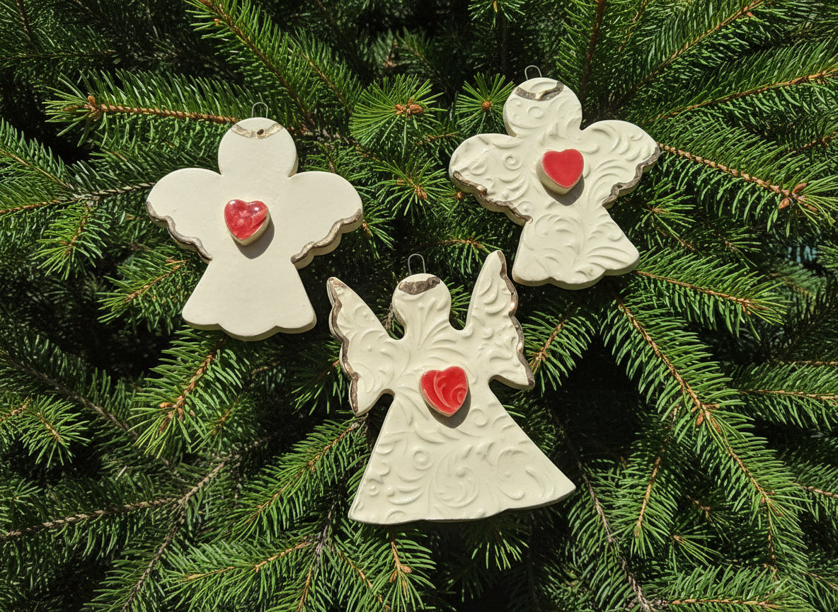 Angel Ornaments with gold