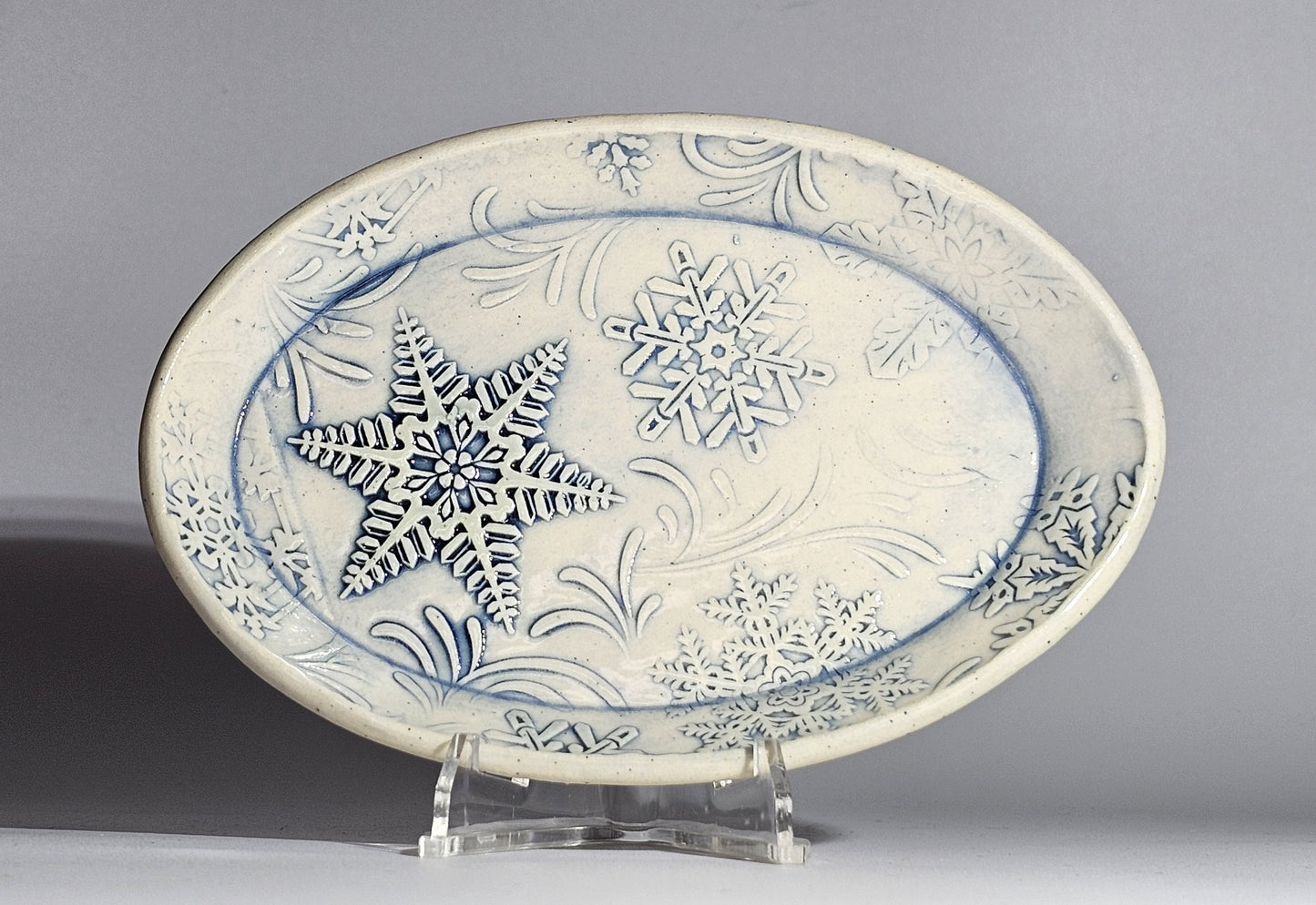 Small Snowflake Plate
