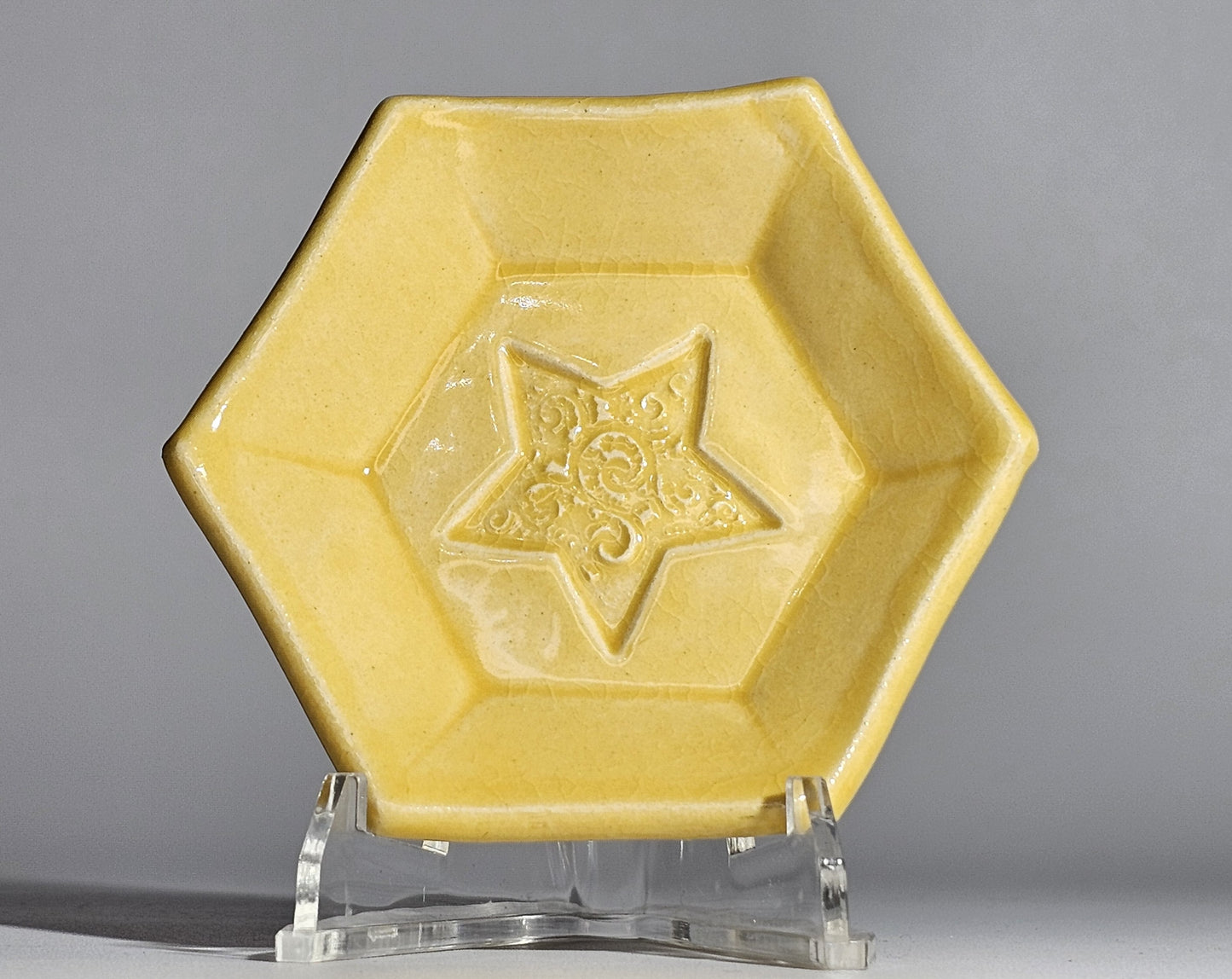 Holiday Hexagon Trinket Dish