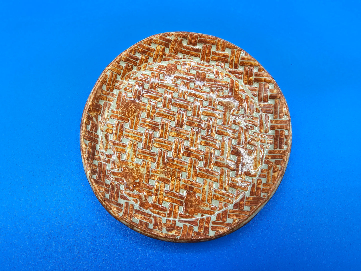 Basketweave Dessert Plates