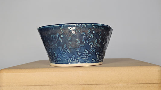 Blue Sea Turtle Bowl