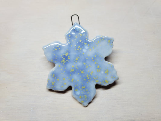 Speckled Snowflake Ornament
