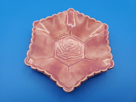 Hexagon Rose Trinket Dish